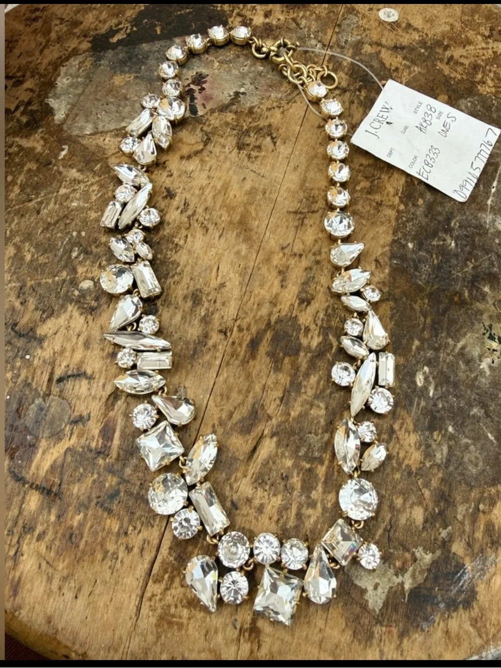 JCREW NECKLACE CRYSTAL STATEMENT COLLAR, ANNA WINTOUR